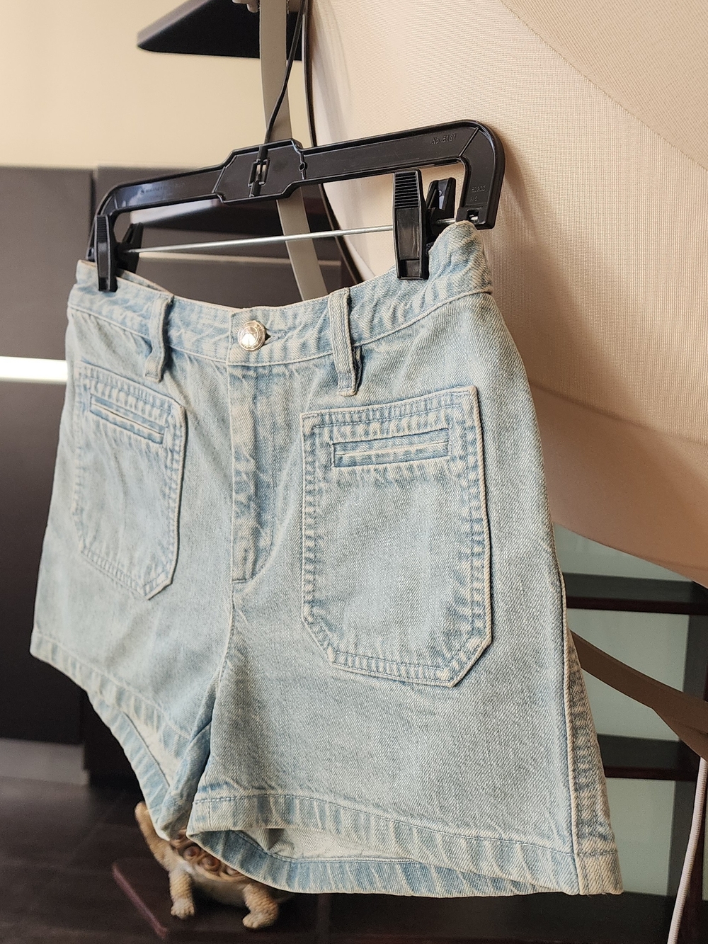A.P.C. Light Blue Rome Denim Jean Shorts Size S - Picture 5 of 10